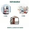 OYREL Shoe Rack, Sturdy Metal Shoes Rack Organizer,Narrow Shoes Stand