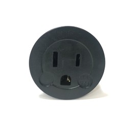 Seven Star Universal Travel Plug Adapters for All Countries Word Wide (1 Pack, USA to Europe - 2 Round Pins - Type E/F)