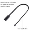 Annadue 4 Pin Cooler Fan Adapter Cable, 4 Pin PWM