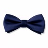 Vidsmow Men's Bow Tie for Wedding Party Adjustable Satin Bow