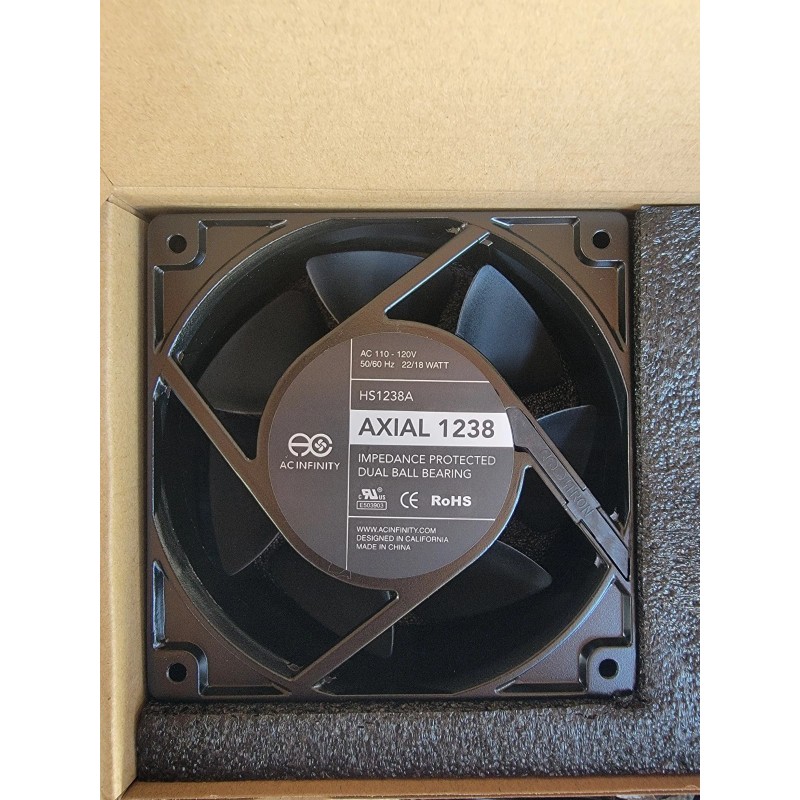 AC Infinity AXIAL HS1238A-X 1238 Muffin Fan 115V 120V AC