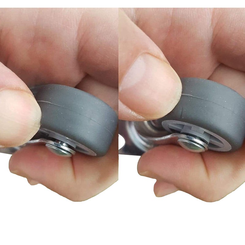 Castors 10 Pcs 30mm Small Furniture Castors Rubber Non Rotating