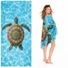 Turtle Beach Towel Soft Microfiber Large Boho Towel for Adults