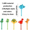 CLKE Pack of 24 Fruit Forks Dinosaurs, Fruit Forks Children,