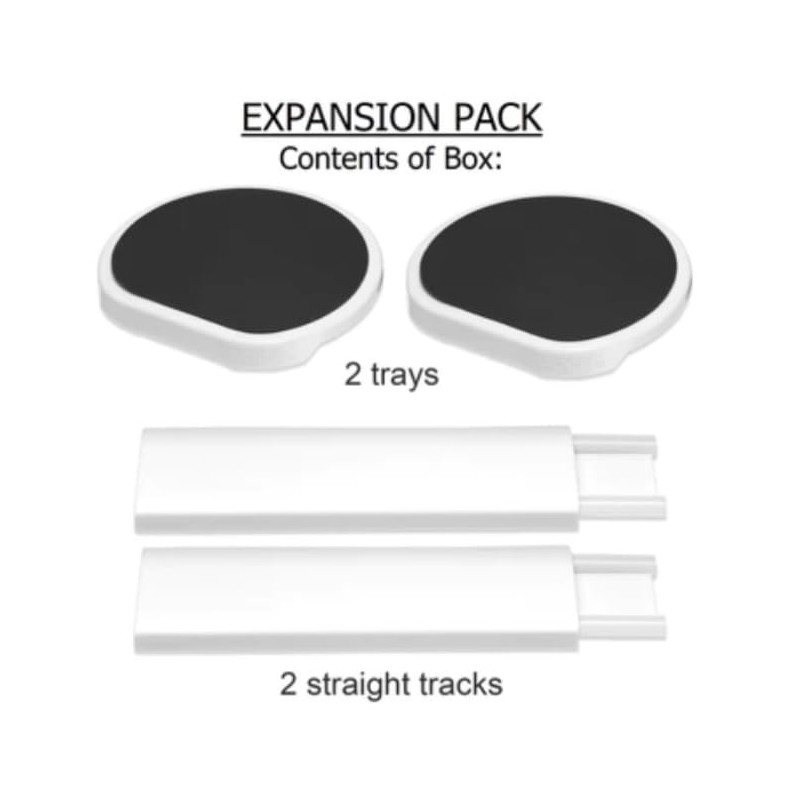 Original Dark Gray - Expansion Pack - 2 Straight Tracks