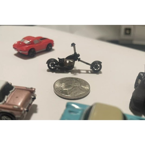 Micro Machines Scaled Harley Chopper Style D (unpainted) Other Cars