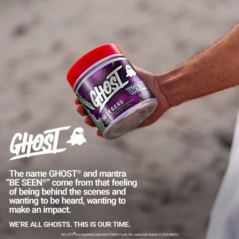 GHOST Legend Pre-Workout Energy Powder - 25 Servings - Caffeine,