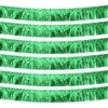Green Foil Fringe Garland 10FT 6packs, Metallic Foil Tinsel Fringe