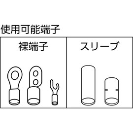 TRUSCO(トラスコ) 圧着ペンチ裸端子用/P.B形スリーブ用 TAP-3
