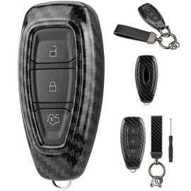 Carbon Fiber For Ford Fiesta Key Cover For Ford Focus Key For Ford Galaxy For Ford Kuga For Ford Car Key For MK 3 Ford For Key Ford Mondeo For Ford Grand C-max Key Keychain Screwdriver