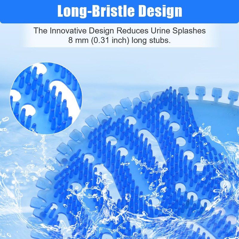 ACWOO Urinal Screens, 12 Pack Urinal Screen Deodorizer Mats, Urinal