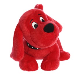 Aurora® Playful Clifford® Stuffed Animal - Childhood Nostalgia - Lasting Companionship - Red 8.5 Inches