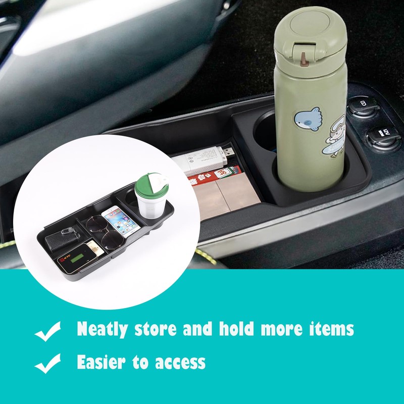 Heutamo Center Console Organizer Storage Tray Compatible with Kia EV6