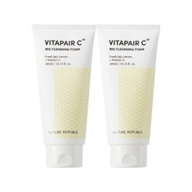 (Large capacity/tight foam) Total 600ml 1+1 Vita Fair C Big Cleansing Foam (대용량/쫀쫀거품) 총 600ml 1+1 비타페어C 빅 클렌징 폼