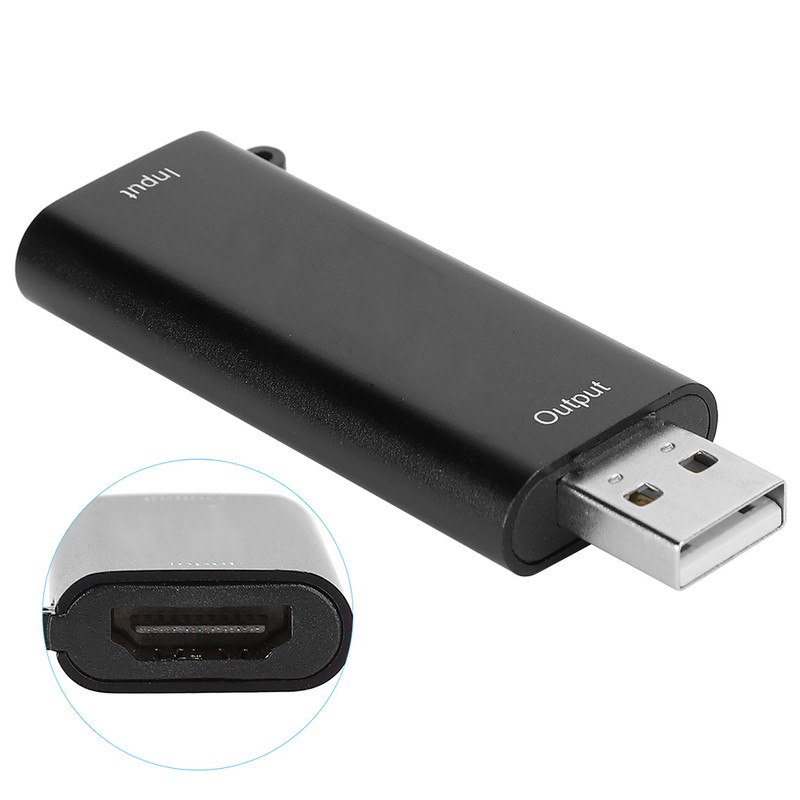 4K Input 1080P@60hz Resolution Output USB2.0 Live Broadcast High Definition