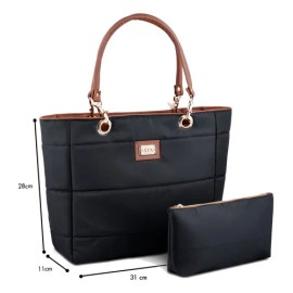 Bolsas De Mujer Bolsa Mujer Bolso Mujer Bolsa De Mujer Tote Austin Yayas Incluye Cosmetiquera Color Negro