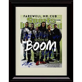 Legion of Boom - Seattle Autograph Promo Print - Framed 8x10