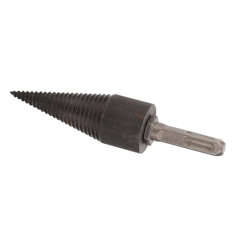 Wood Cone Punch Firewood Separation Detachable Round Shank Thread Drill