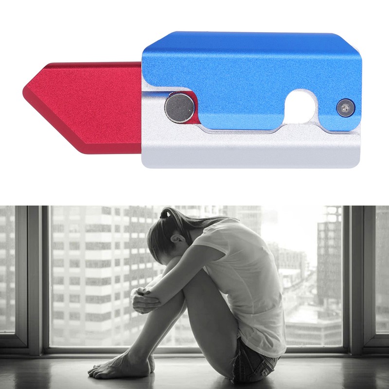 Gravity Knife Toy Decompression Aluminium Alloy Relieve Anxiety Carrot Fidget