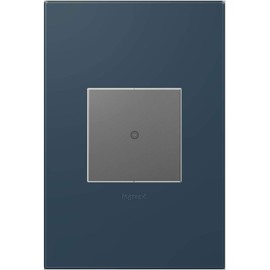 Legrand adorne Soft Touch Felt Green, 1-Gang Wall Plate, AWP1G2FG6