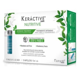 KERACTIVE NUTRITIVE AMPOLLETAS 12 PZ NUTRAPEL