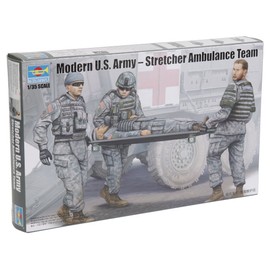 Trumpeter 430-1/35 modernes US Ambulanz-Team, Figuren, Verschieden