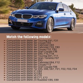 Asical Door Lock Actuator Rear Right Fits 1 Series 3 Series 5 Series 7 Series X1 X3 X5 X6 Z4 E87 F20 E90 E91 E81 E60 F11, Car Accessory Part Number # 51224389476 51227202148