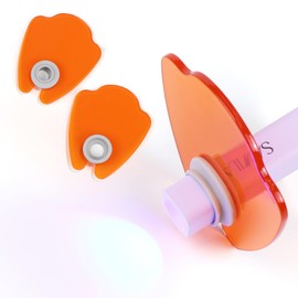 SAVILAND Essentials U V Nail Lamp Shield: 2 Pcs Blue Light Blocking & Eye Safety Shield Thickened Acrylic Material for Handheld U V Light for Gel Nails U V Filter Nail Technicians Home On-the-go