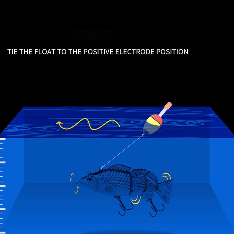 Electric Bait Swimming Robotic Segment Fishing Lure USB Charging Swim