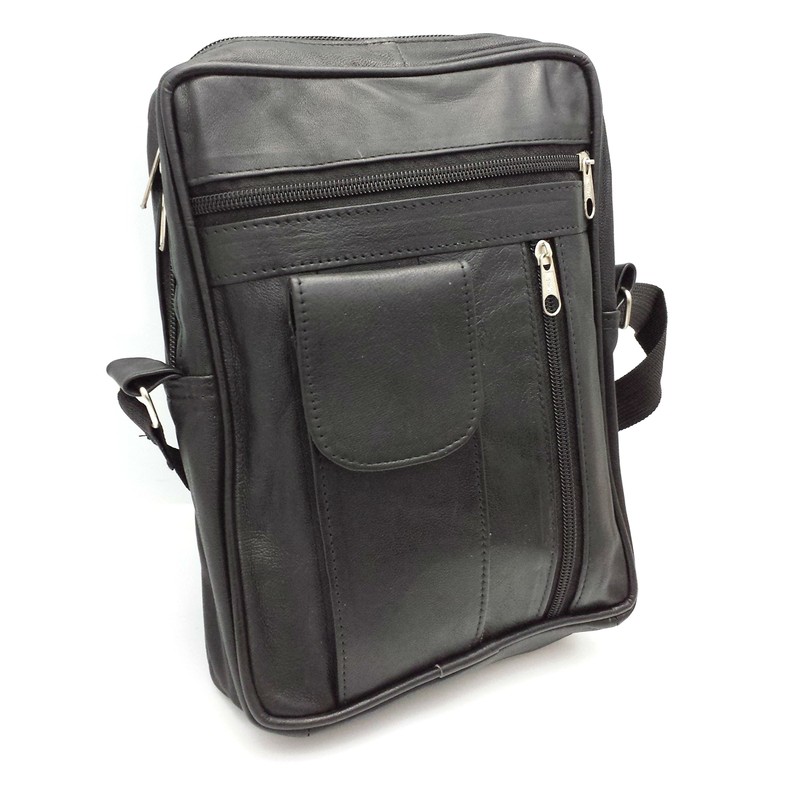 ODS:UK® Mens/Ladies Real Leather Travel Shoulder Man Bag Cross Body