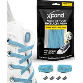 Xpand sistema de cordones elásticos sin cordones, talla única para todos los zapatos de adultos y niños