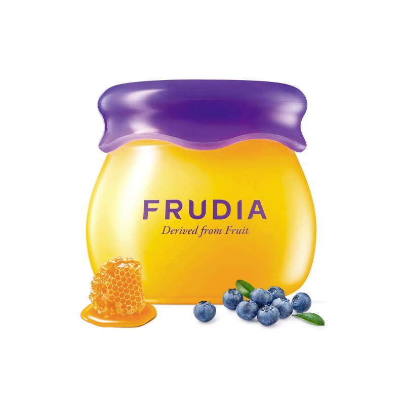 WELCOS FRUDIA Honey Lip Balm – Blueberry | Lip Exfoliating,