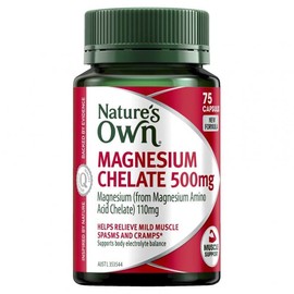 Nature's Own Buy Natures Own Magnesium Chelate 500mg 75 Capsules Online | Chempro Chemists
