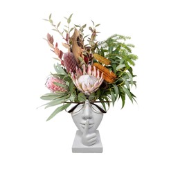 JewelryNanny Artsy Face Eyeglass Holder and Display Stand (Keep Silent Planter)