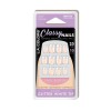 L.A. COLORS Glossy Nails, Nude Glitter White Tip