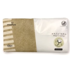 Daei Soft Towels, Organic Cotton, 100 Sheets