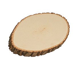 Fun Express - Natural Wood Centerpiece 7in for Wedding - Home Decor - Decorative Accessories - Home Accents - Wedding - 1 Piece
