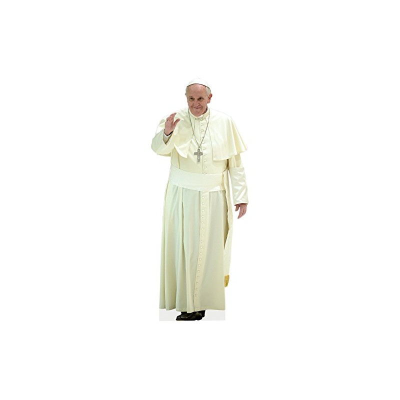 aahs!! Engraving Pope Francis Life Size Cutout Standee 5ft