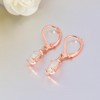 CiNily Dangle Drop Earrings for Women Trendy 14k Rose Gold