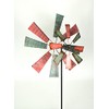 61 Inch Metal Garden Stake Kinetic Wind Spinner Yard Art