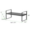 SOFRON Expandable Cabinet Storage Shelf, Stackable Organizer Rack for Kitchen