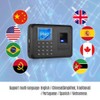 Biometric Fingerprint Password Attendance Machine Employee Check-in Time Clock