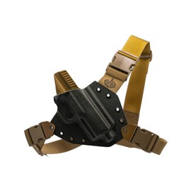 Kenai Chest Holster for an FN Herstal - MAS Grey/Coyote (Model - FN 510 Tactical, Left)