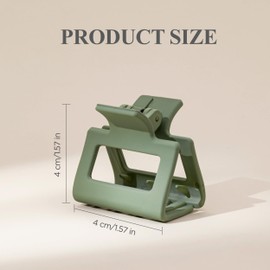 Small Hair Clips for Women Girls, 8 PCS Small Claw Clips for Thin/Medium Fine Hair 1.7 Inch Mini Matte Hair Jaw Clips Non-Slip Tiny Hair Clips 4 Style