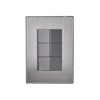 iGoto INOX2016 con 2 apagadores sencillo y 1 apagador escalera