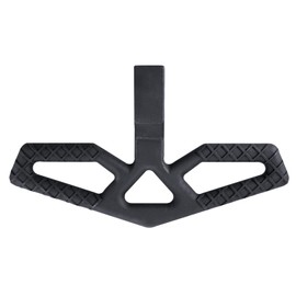 Happybuy Hitch Step for 2 Inch Receiver, Strong Steel Construction with 350 LBS Load Capacity, Rear Bumper Guard Protector with Pin Lock and Stabilizer, Universal Fit for Truck, SUV, Pickup, Trailer