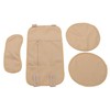 4pcs Castor Oil Packs Set Adjust Straps Prevent Leakage Washable