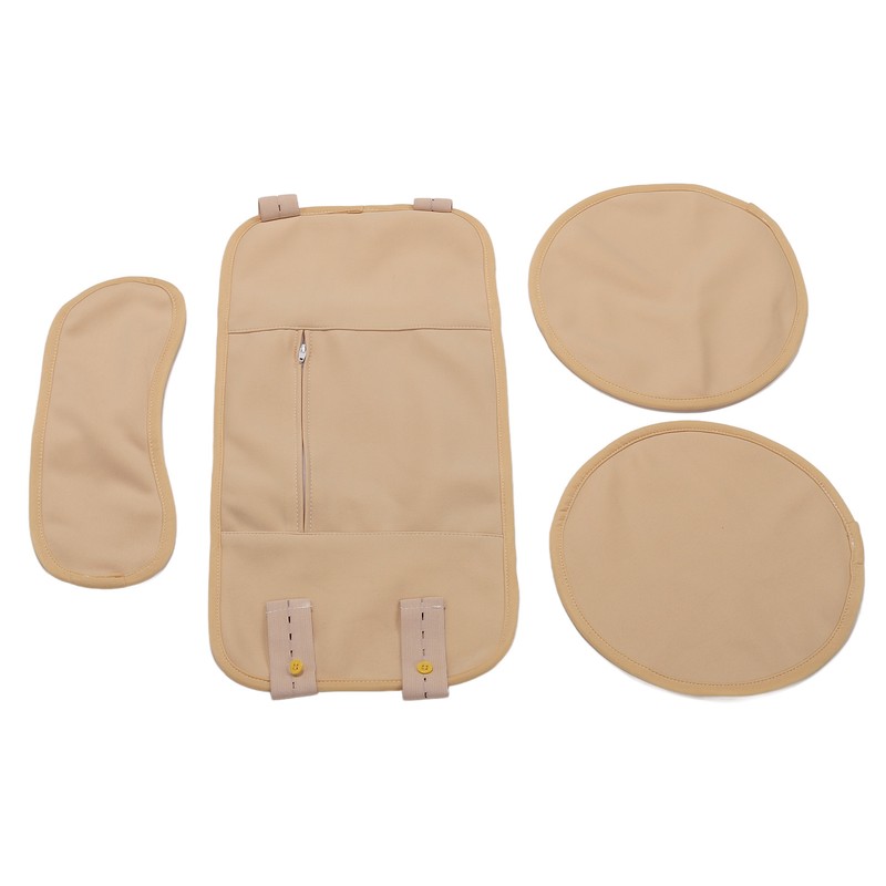 4pcs Castor Oil Packs Set Adjust Straps Prevent Leakage Washable