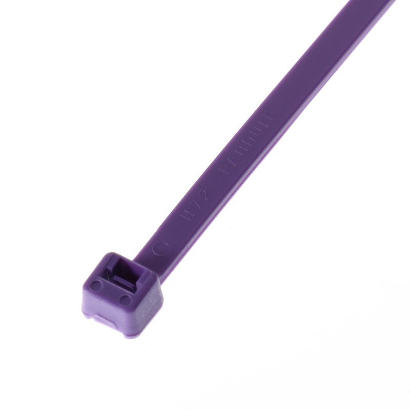 パンドウイット ナイロン結束バンド 紫 幅4.8mm 長さ188mm 100本入り PLT2S-C7