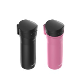 Contigo Jackson Water Bottle, 20 oz, 2-Pack, Pansy; Licorice